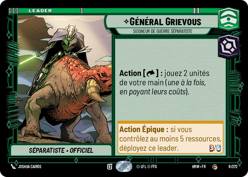 Général Grievous — Seigneur De Guerre Séparatiste