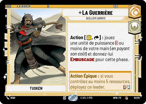 La Guerrière — Duelliste Adroite