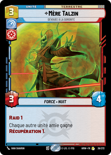 Mère Talzin — Dévouée À La Sororité