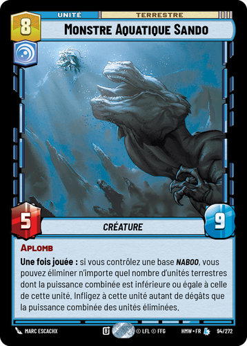 Monstre Aquatique Sando — 