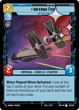 Inferno Four — Unforgetting