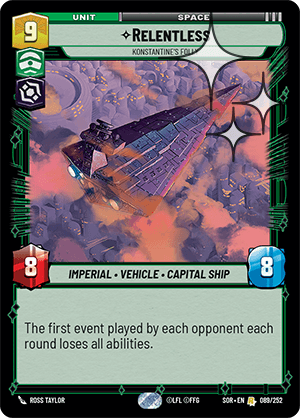 Relentless — Konstantine's Folly