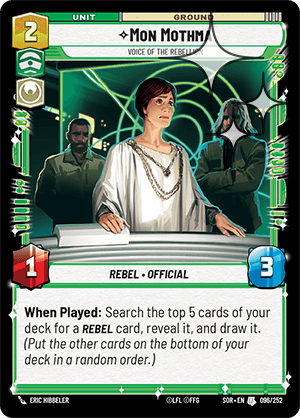 Mon Mothma — Voice Of The Rebellion