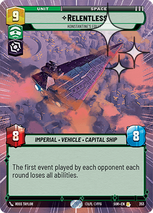 Relentless — Konstantine's Folly