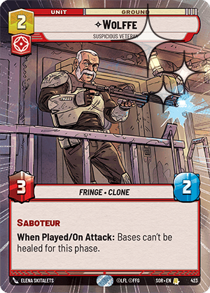 Wolffe — Suspicious Veteran