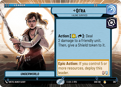 Qi'ra — I Alone Survived