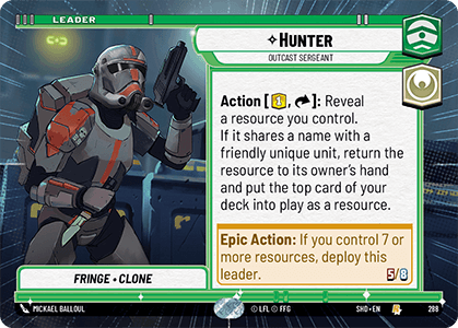 Hunter — Outcast Sergeant