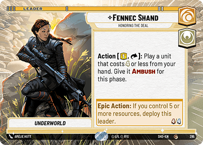 Fennec Shand — Honoring the Deal