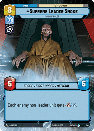 Supreme Leader Snoke — Shadow Ruler