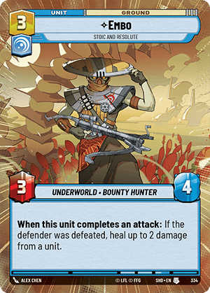 Embo — Stoic and Resolute