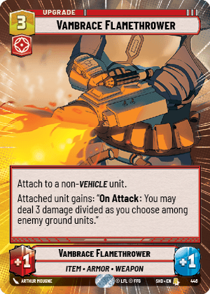 Vambrace Flamethrower