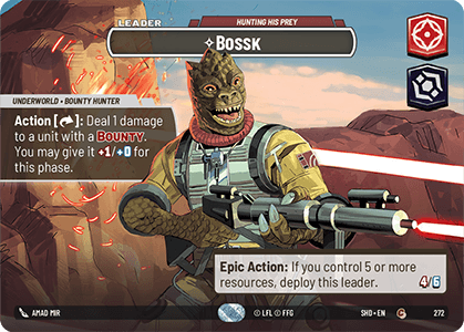 Bossk — Hunting His Prey