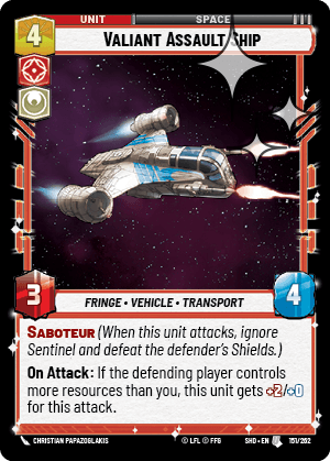 Valiant Assault Ship