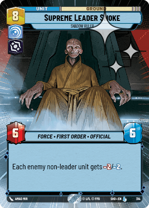 Supreme Leader Snoke — Shadow Ruler