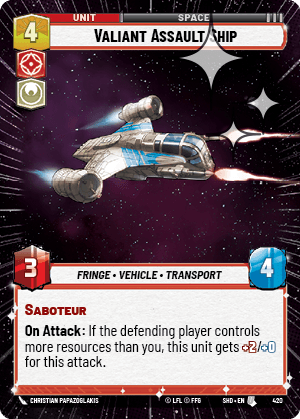 Valiant Assault Ship