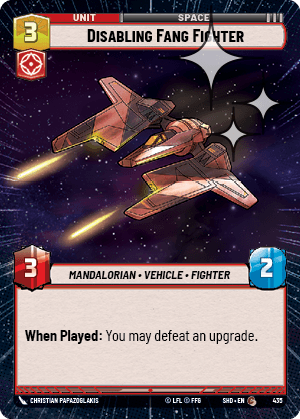 Disabling Fang Fighter