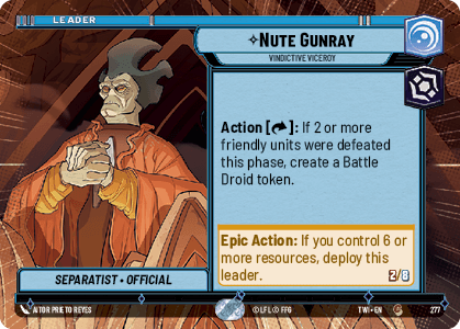 Nute Gunray — Vindictive Viceroy