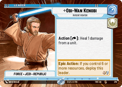 Obi-Wan Kenobi — Patient Mentor