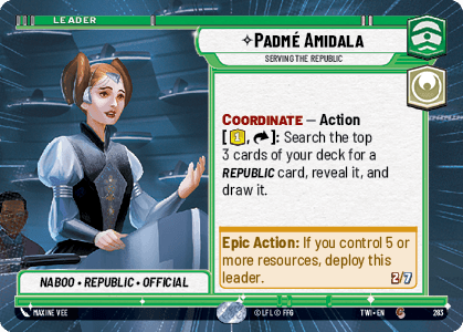 Padmé Amidala — Serving the Republic