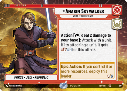 Anakin Skywalker — What it Takes to Win