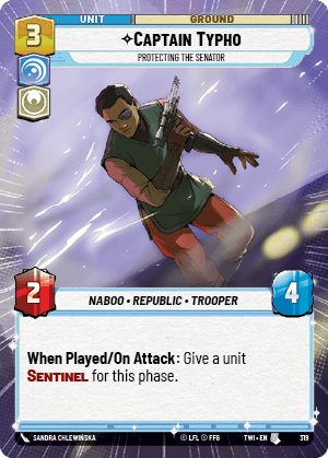 Captain Typho — Protecting the Senator