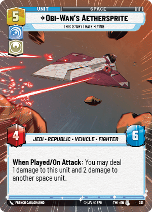 Obi-Wan's Aethersprite — This is Why I Hate Flying