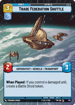 Trade Federation Shuttle