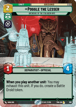 Poggle the Lesser — Archduke of the Stalgasin Hive
