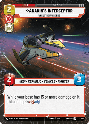 Anakin's Interceptor — Where the Fun Begins