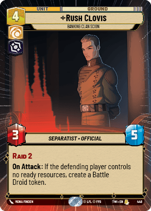 Rush Clovis — Banking Clan Scion