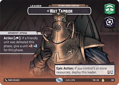 Wat Tambor — Techno Union Foreman