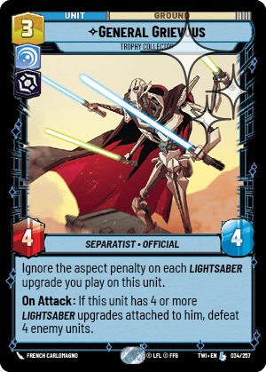 General Grievous — Trophy Collector
