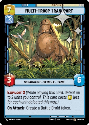 Multi-Troop Transport