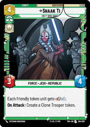 Shaak Ti — Unity Wins Wars