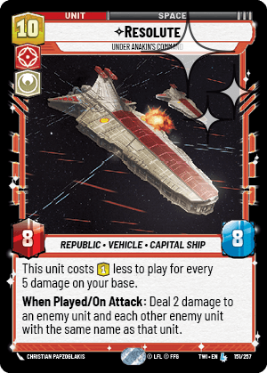 Resolute — Under Anakin's Command