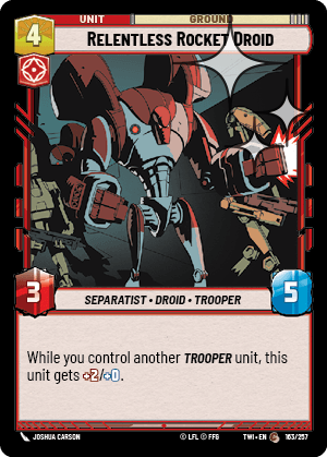 Relentless Rocket Droid