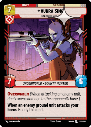 Aurra Sing — Crackshot Sniper