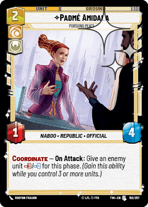 Padmé Amidala — Pursuing Peace
