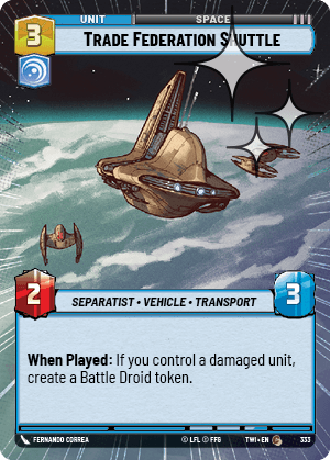 Trade Federation Shuttle