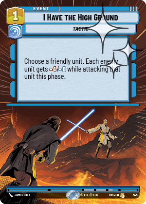 I Have the High Ground