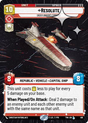 Resolute — Under Anakin's Command
