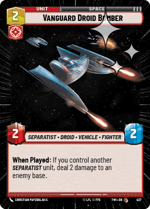 Vanguard Droid Bomber