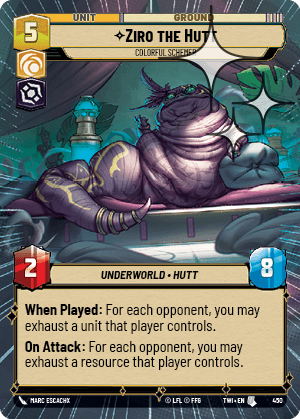 Ziro the Hutt — Colorful Schemer
