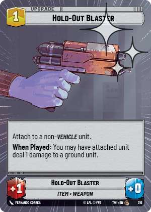 Hold-Out Blaster