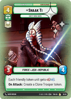 Shaak Ti — Unity Wins Wars