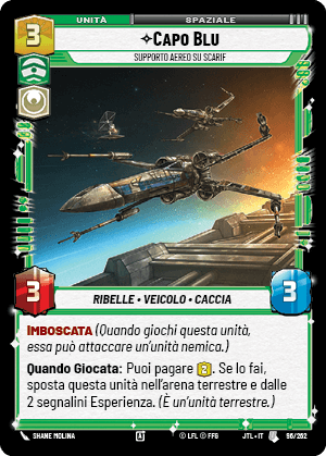 JTL-96 - ⟡Capo Blu, SUPPORTO AEREO SU SCARIF
