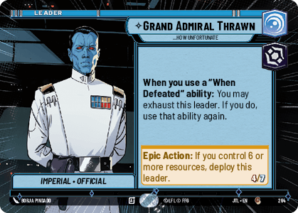 Grand Admiral Thrawn — ...How Unfortunate