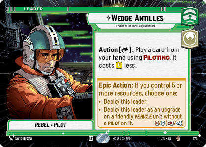 Wedge Antilles — Leader of Red Squadron