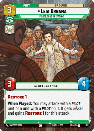 Leia Organa — Pilots, To Your Stations