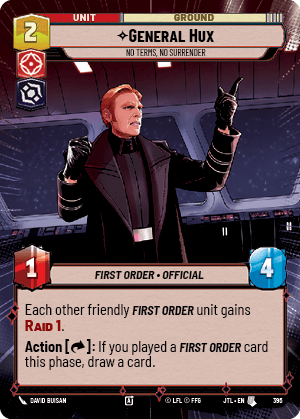 General Hux — No Terms, No Surrender